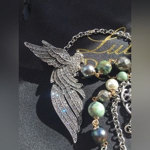 NEW Lulu Frost Canopy Long Pendant Necklace (Original Pouch & Giftbox Available)